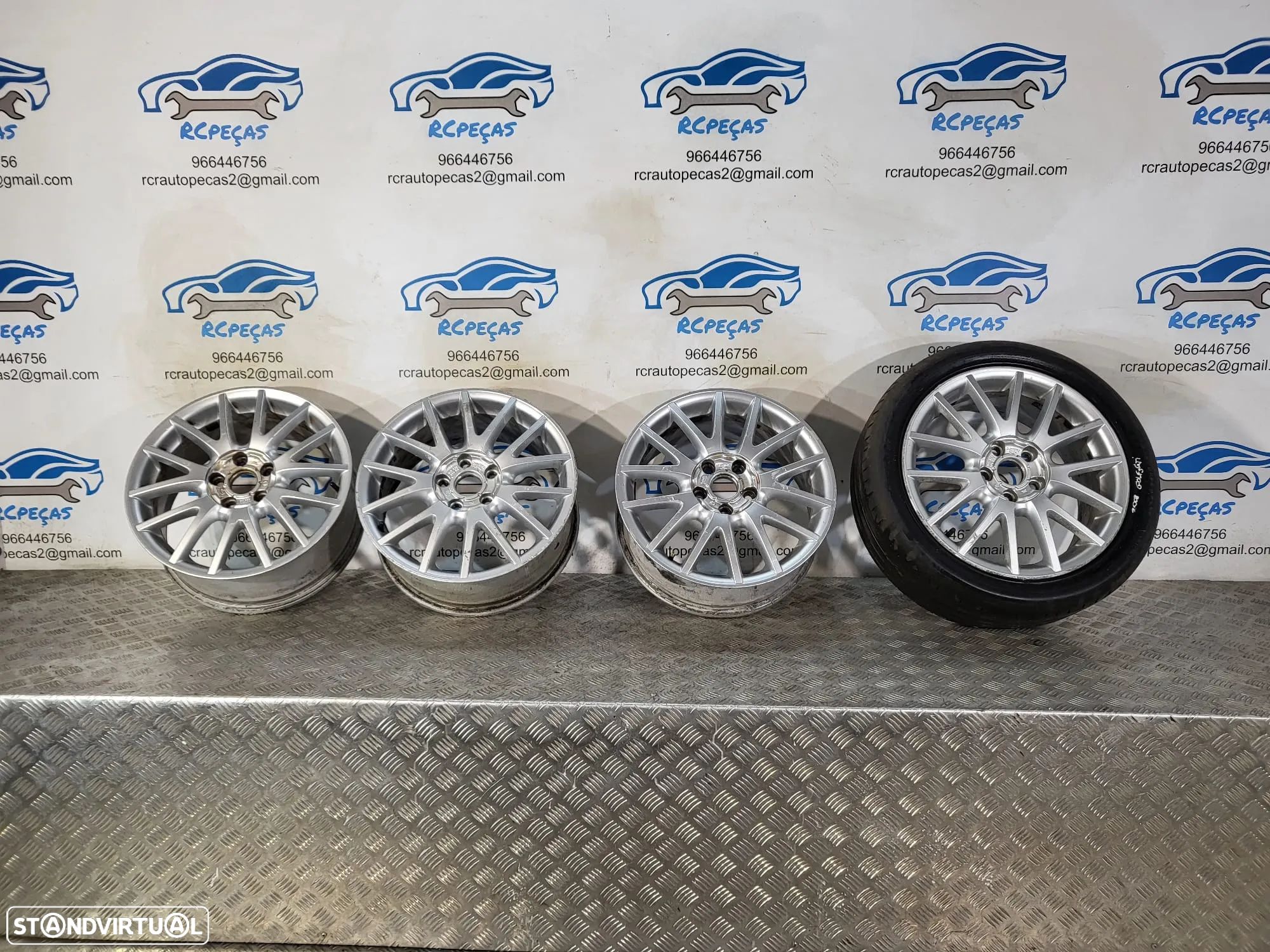 Conjunto Jantes 17 Originais VW Golf 5 Jetta 7J ET54 5x112 1K0601025AN - 1