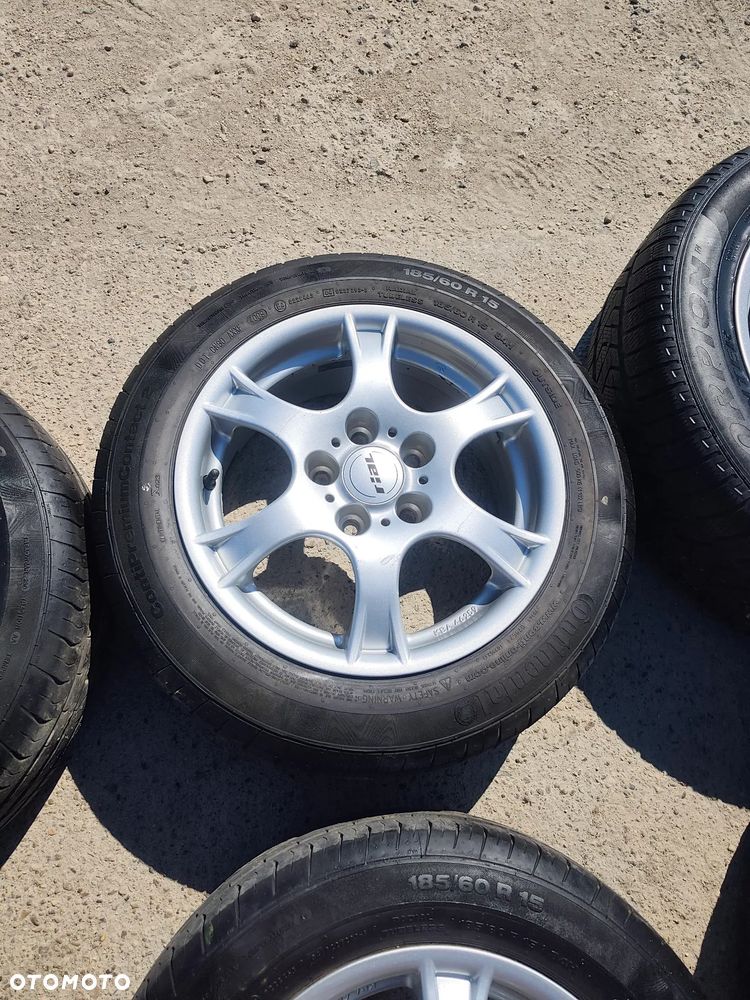 5x110 Felgi Aluminiowe Alufelgi 15 Koła Letnie Lato OPEL MERIVA I A CORSA C III COMBO 3 C 6,5mm Legnica ALU-RAD 185/60 - 8