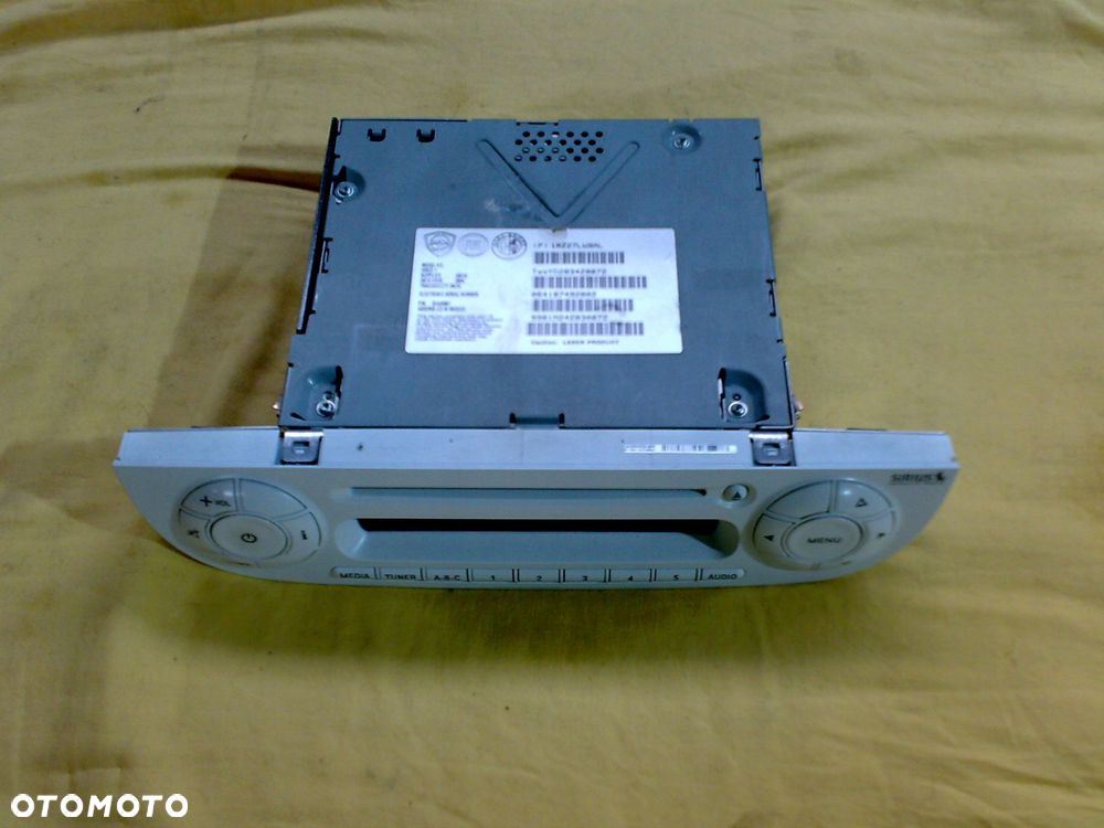 fiat 500 500e abarth 07-19 radio radioodtarzacz orginał idealne - 1