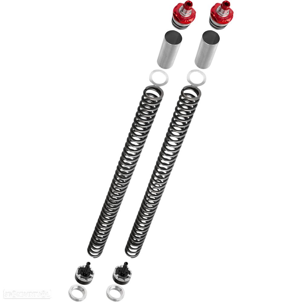 kit molas suspensao dianteiras yss kawasaki ex 250 / 300 ninja - y-fcc32-kit-02-001 - 1