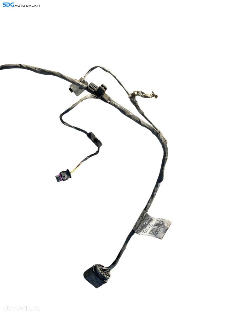 Cablaj Instalatie Electrica de pe Bara Spoiler Fata pentru Proiectoare Ceata Senzor Temperatura 4 Senzori Parcare PDC Parktronic Volkswagen Touareg 7P 2010 - 2014 Cod 7P6971095L [B4656] - 9