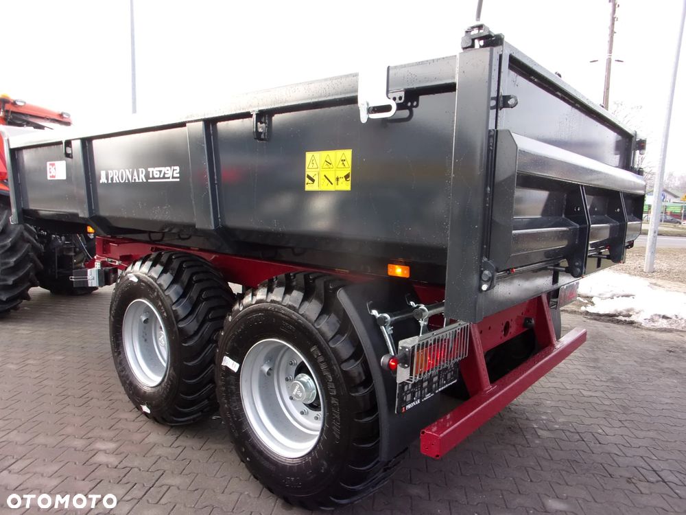 Pronar Przyczepa budowlana-skorupowa PRONAR T-679/2-12t, T679/3-10t, T679/4M-8,5t, T679/4MN-8,5t- Ursus T-041 - ładowność 7-ton, Kellfri 23-D60 - 6-ton, Kellfri 23-D90 - 9-ton - 4
