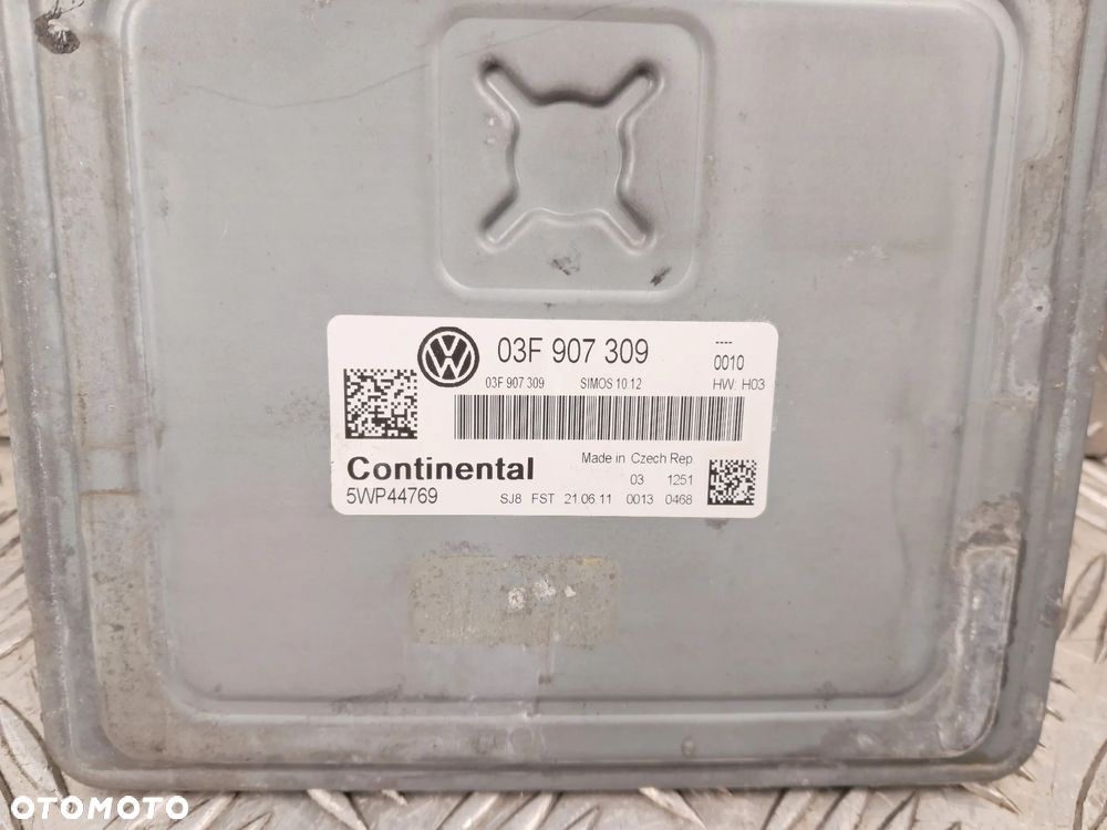 Sterownik silnika VW Audi Seat Skoda 08-13r. 1.2 TSI CBZ CBZB 03F907309 - 3