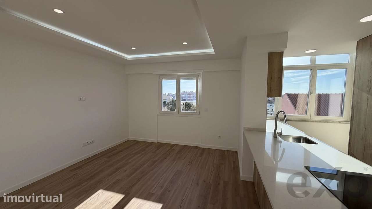 Apartamento moderno T1 em Amora com acabamentos premium - Grande imagem: 5/6