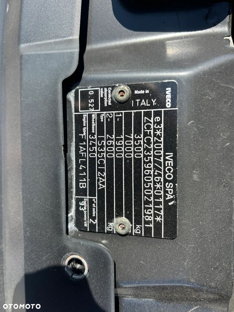 Iveco 35C13,,35C14,,35C15,,35C16 IVECO DAILY CHLODNIA KONTENER PODWOZIE DO ZABUDOWY KIPER WYWROT KILKANASCIE SZTUK DUZY WYBOR 35C13,,35C14,35C15,35C16 - 8