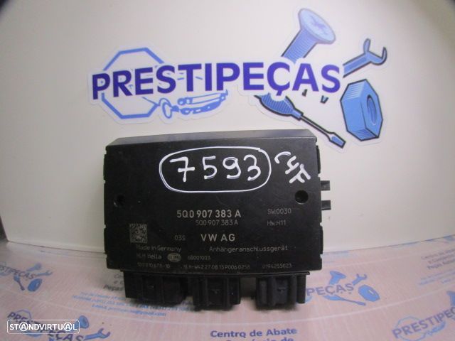 Modulo 5Q0907383A 5Q0907383A VW GOLF 7 2013 2.0TDI 184CV 5P PRETO Módulo Gancho De Reboque - 1