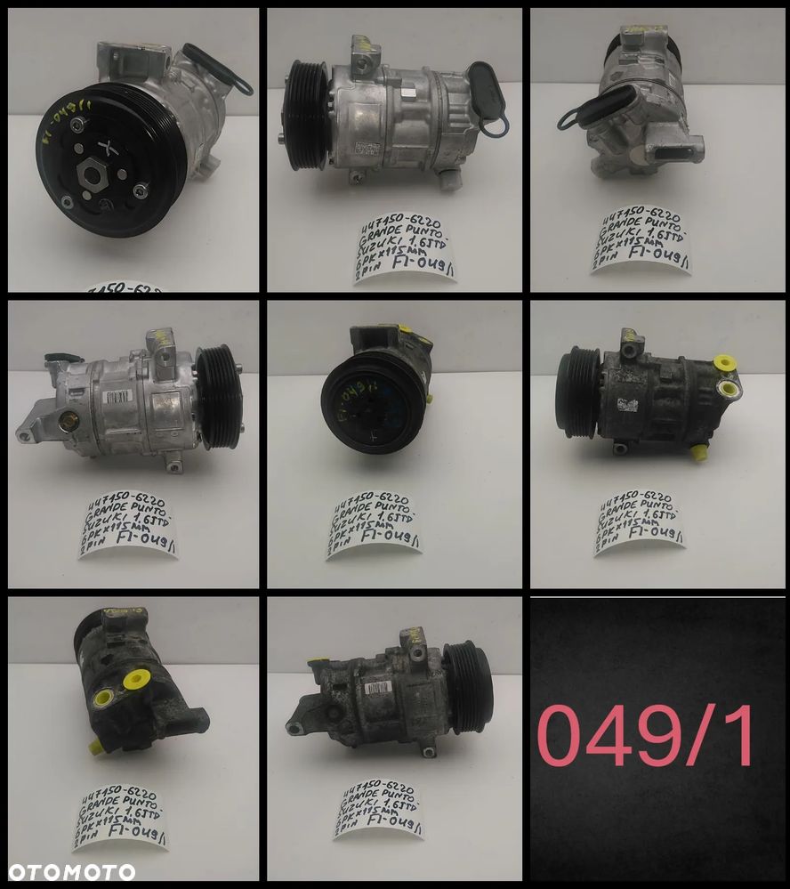 FIAT LANCIA ALFA ROMEO IVECO JEEP FI001-FI064 SPRĘŻARKA KOMPRESOR KLIMATYZACJI AUKCJA (1) - 18
