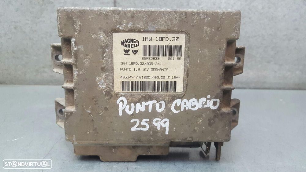 CENTRALINA DO MOTOR UCE FIAT I PUNTO 176 CABRIO - 1