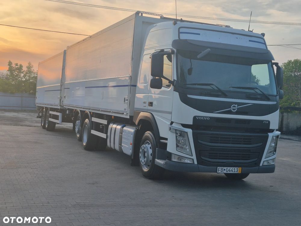 Volvo FM 410 KONTENER + WINDA / PRZYCZEPA TANDEM KRONE + WINDA ZESTAW PRZEJEZDNY - 2