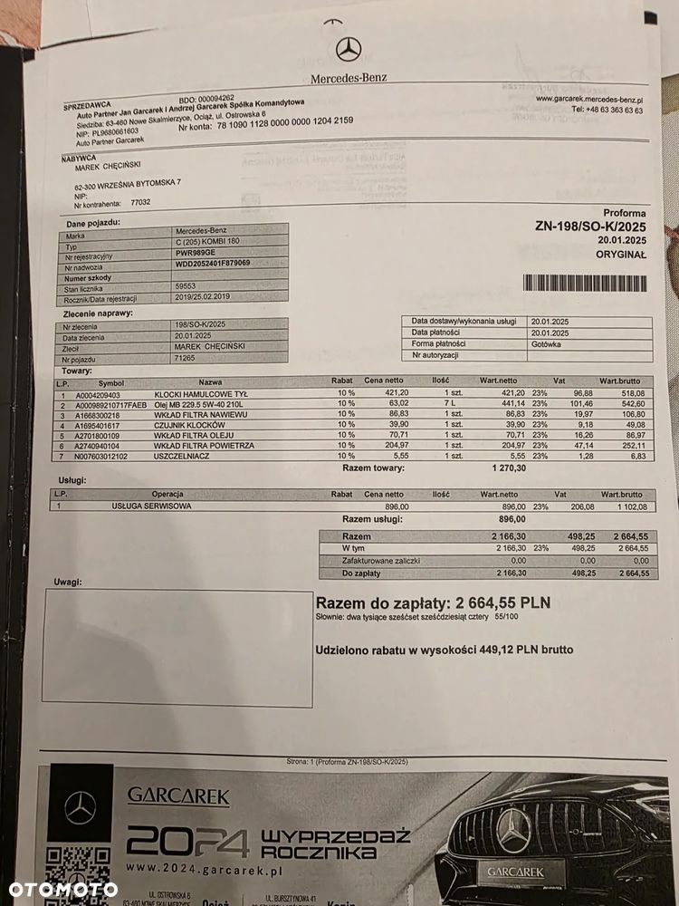 Mercedes-Benz Klasa C 180 9G-TRONIC Avantgarde - 22