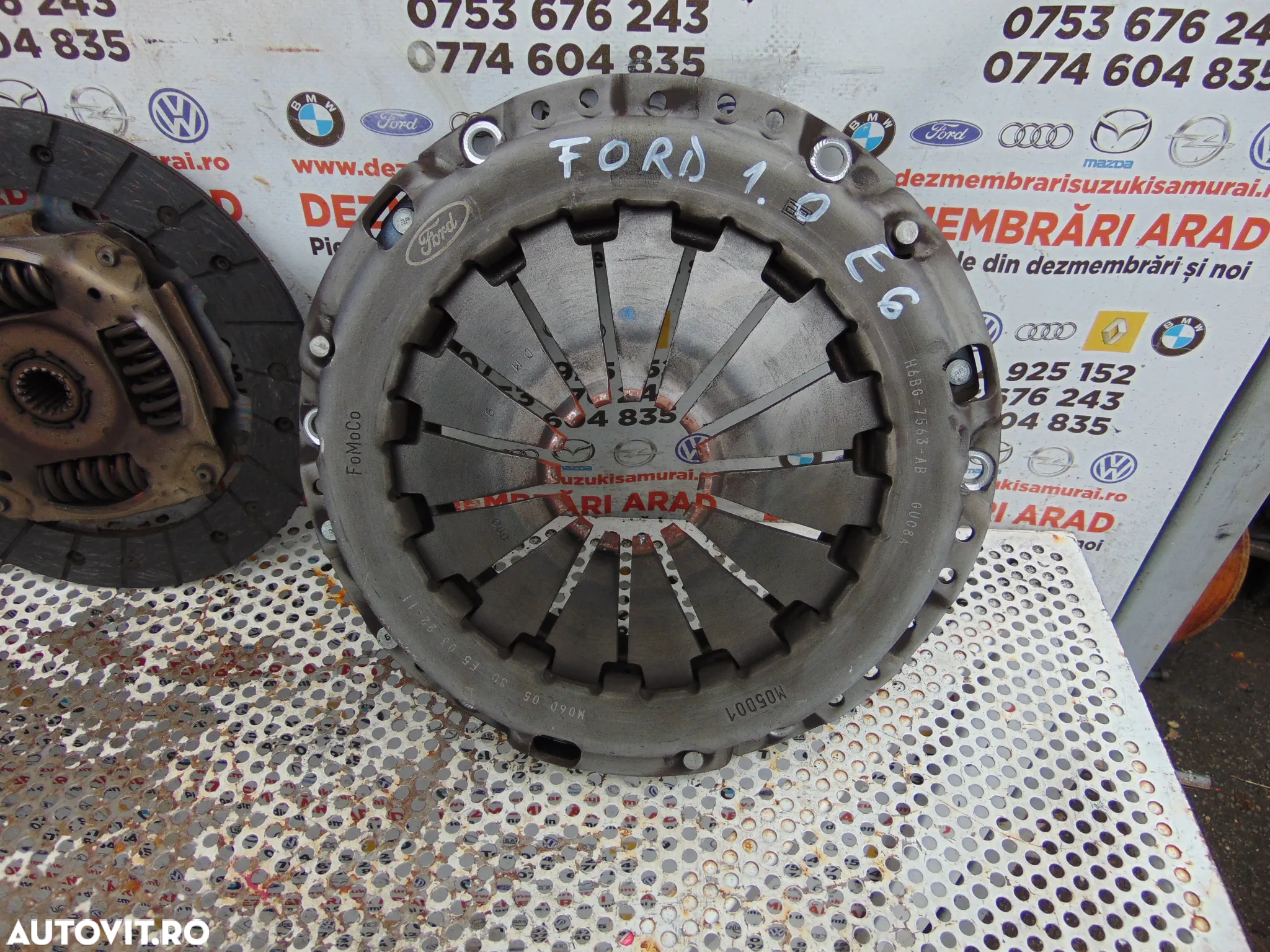 Volanta Ford 1.0 Focus 4 Fiesta Puma placa presiune disc ambreiaj cod h6bg6375aa h6bg7563ab - 4