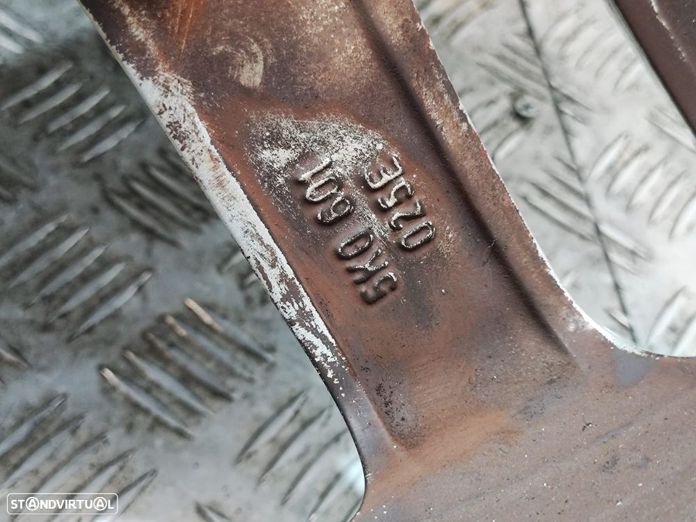 Conjunto de jantes 17 Cleveland Borbet Volkswagen Touran 1T3 2° Facelift 2010 a 2015 6,5J ET50 5x112 Original - 9