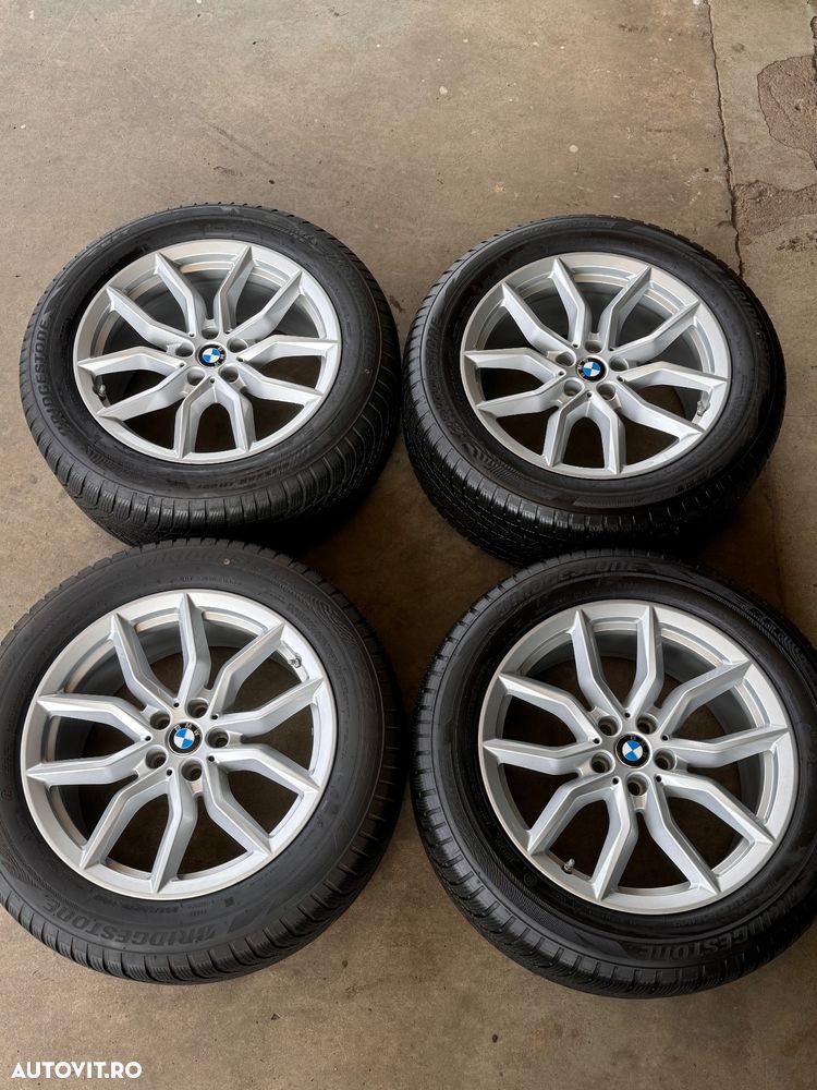 Vând jante originale BMW X5 G05 pe 19” cu anvelope de iarnă - 1