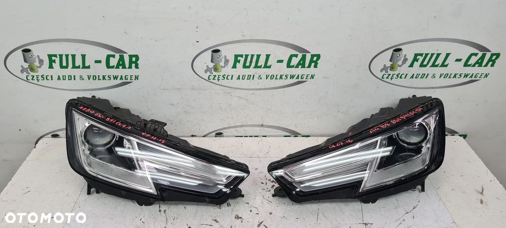 AUDI A4 B9 LAMPA LEWA PRAWA REFLEKTOR XENON 8W0941005A 8W0941006A - 1