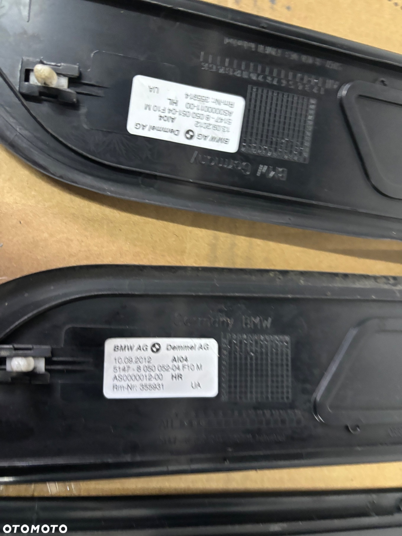 BMW F10 LISTWY PROGOWE MPAKIET KOMPLET - 8