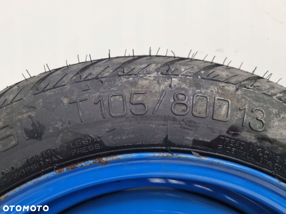 KOŁO DOJAZDOWE Chevrolet Matiz Aveo 105/80 R13 4x100 ET45 dojazdówka - 9