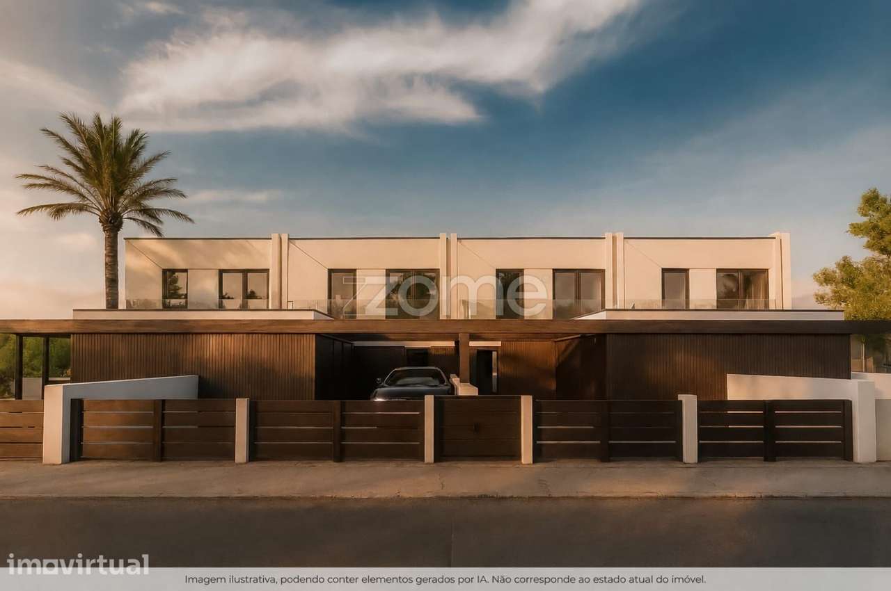 Moradia T4 nova a poucos passos da praia de Esmoriz | Jardim e Garagem