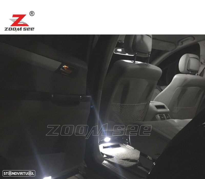 KIT COMPLETO DE 22 LÂMPADAS LED INTERIOR PARA MERCEDES CLASE R W251 R320 R350 R500 2006-2014 - 6