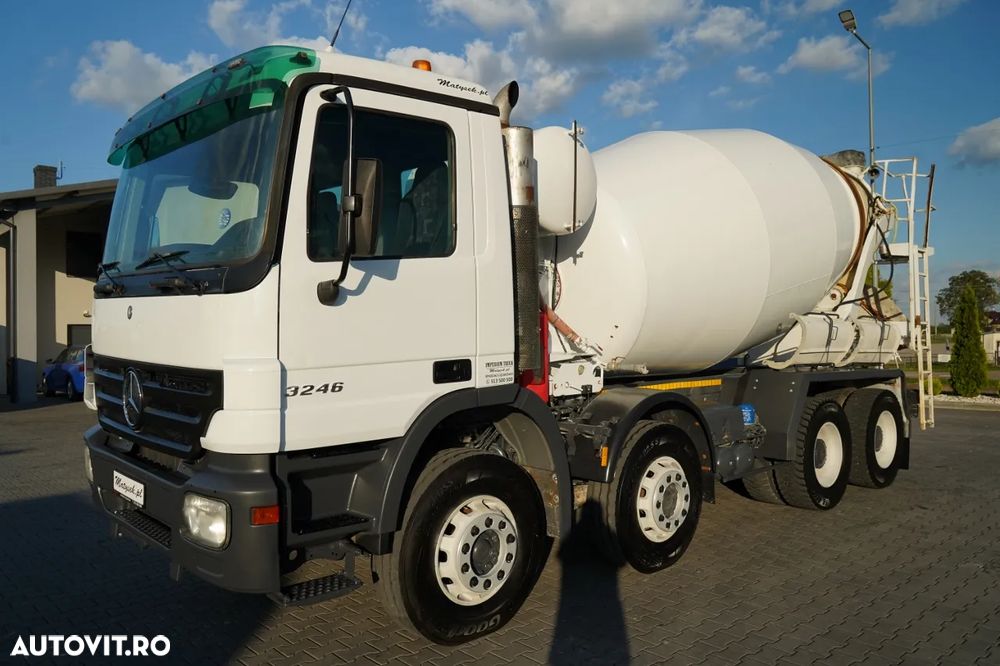Mercedes-Benz ACTROS 3246 / BETONIERĂ SCHWING STETTER / 8X4 / EPS + AMBREIAJ / JANTE DIN ALIAJ / - 4