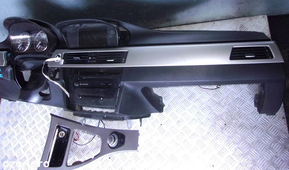 KONSOLA DESKA PULPIT NAWIGACJA WYSWIETLACZ BMW E90 E91 KOMPLET - 3