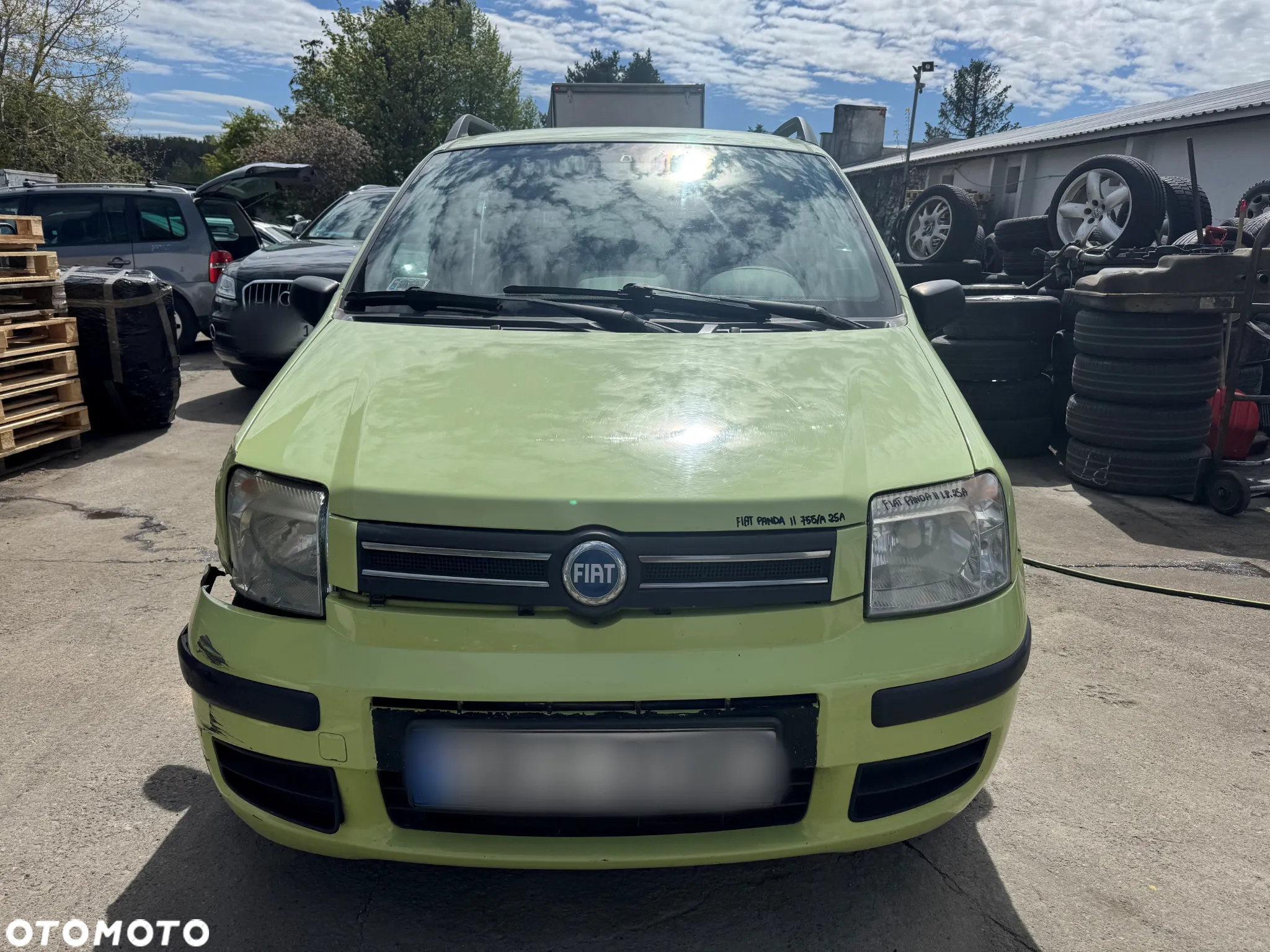 FIAT PANDA II 2005 1.2 8V 733/A ZIELONA NA CZĘŚCI - 2