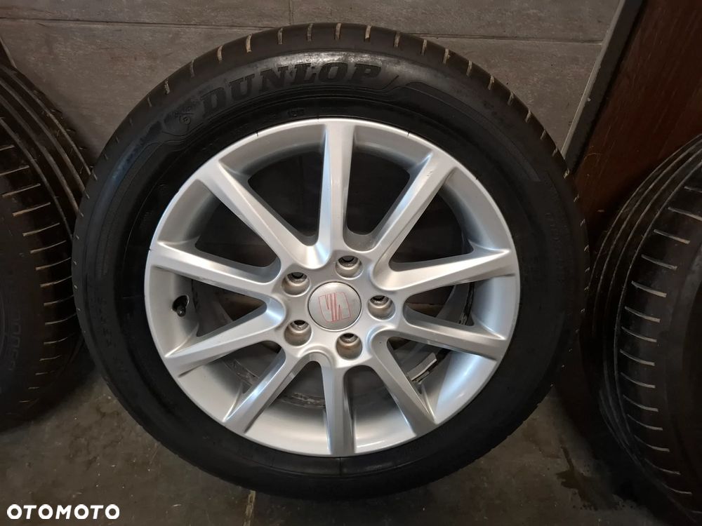 Koła alufelgi z oponami Dunlop Sport Bluresponse bieżnik 5mm 205/55 R16 6,5x16" 5x112 ET50 Seat Leon II ALtea nr 5P0601025J - 4