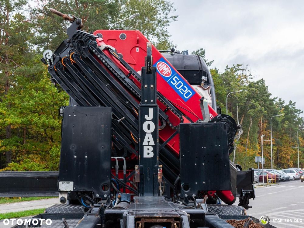Scania R580 8x4 HMF 5020-K6, JOAB L20 5200AK Żuraw HDS Hakowiec Wciągarka - 26