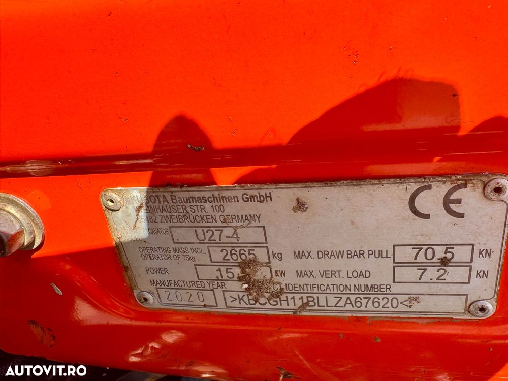 Kubota U27 - 9