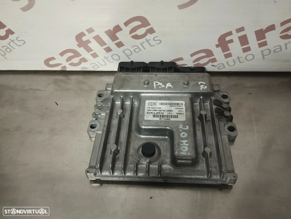 UNIDADE / CENTRALINA DO MOTOR PEUGEOT 308 508 / CITROEN C5 C4 2.0HDI 9666912580 28303589 9677563880 DCM3.5 - 3