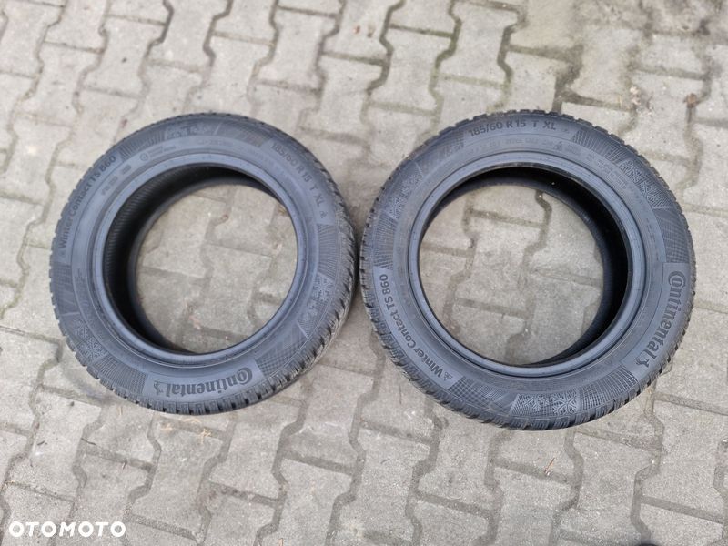 OPONY ZIMOWE 2 SZTUKI CONTINENTAL WINTER CONTACT TS860 185/60 15 2020 - 2