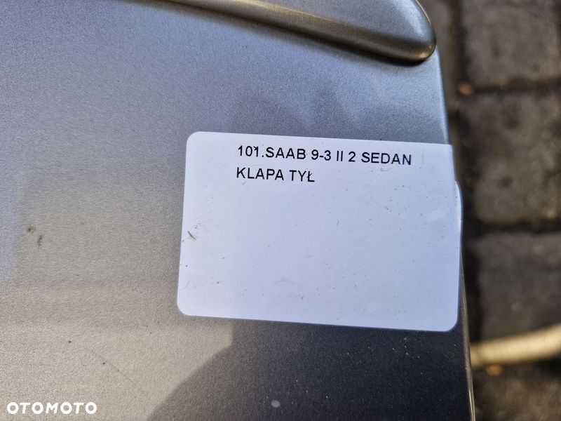 SAAB 9-3 II 2 SEDAN KLAPA BAGAŻNIKA TYŁ TYLNA - 11
