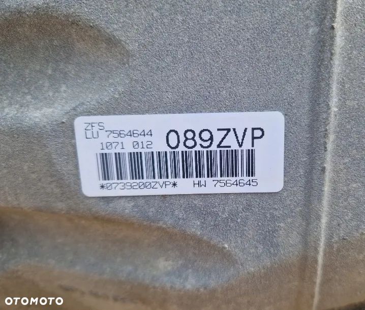 BMW Z4 E85 2.5 3.0 N52 B25A B30 AUTOMATYCZNA SKRZYNIA BIEGÓW 6HP19 SPRZĘGŁO 7564644 , 1071010027 , 6HP-19 , 6HP19 , 1071012089 ZVP SPRZĘGŁO INWERTEK KONWERTER , HYDROKINETYCZNE - 6