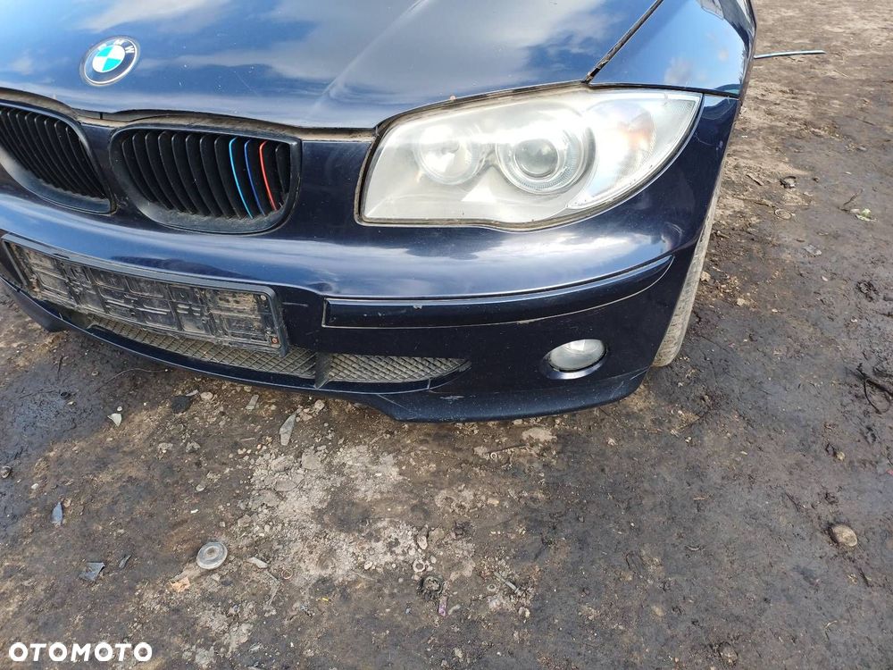 KOMPLETNY PRZÓD MASKA ZDERZAK BMW E87 120 D A35/5 - 7
