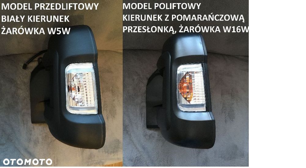 LUSTERKO FIAT DUCATO BOXER JUMPER 2006-2023 KRÓTKIE PRAWE  ELEKTRYCZNE PODGRZEWANE - 4