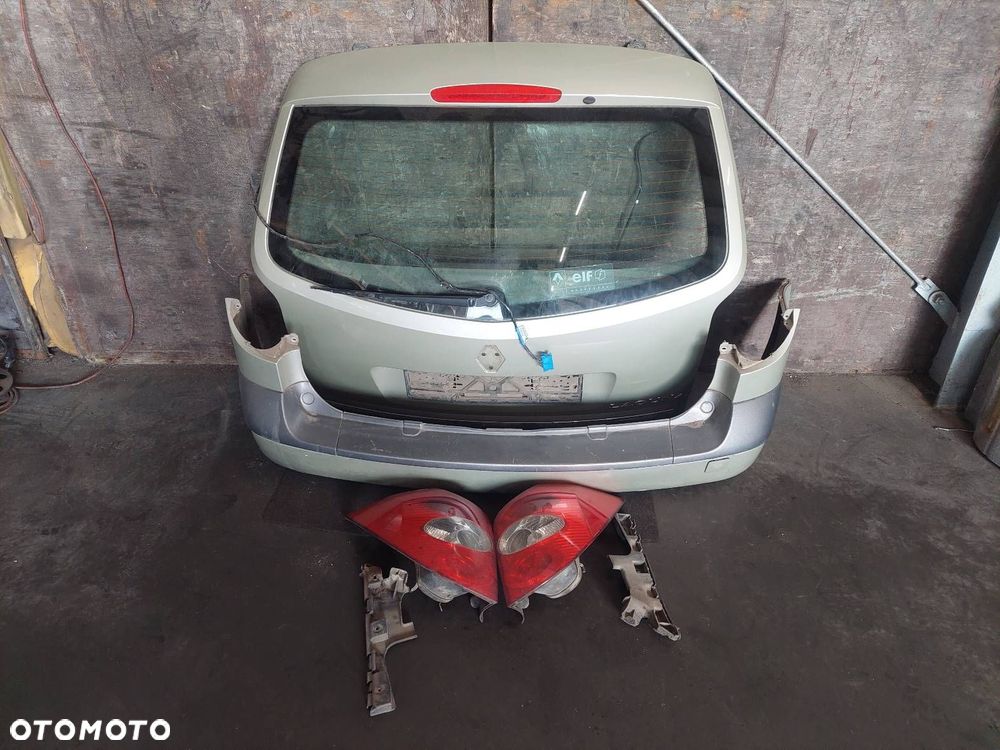 KOMPLETNY TYŁ KLAPA BAGAŻNIKA ZDERZAK TYŁ LAMPY LAGUNA II NV190 - 1