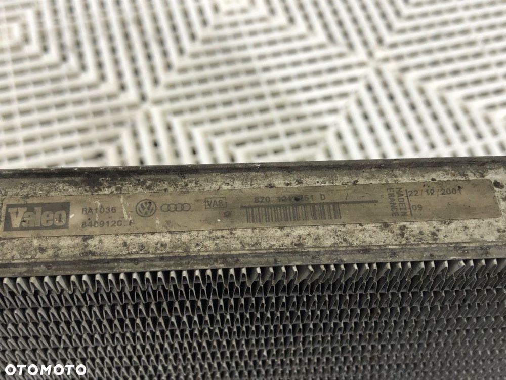 CHŁODNICA WODY - 76.00 PLN - AUDI A2 (8Z0) 2000 - 2005 1.4 55 kW [75 KM] benzyna 2000 - 2005 - 5