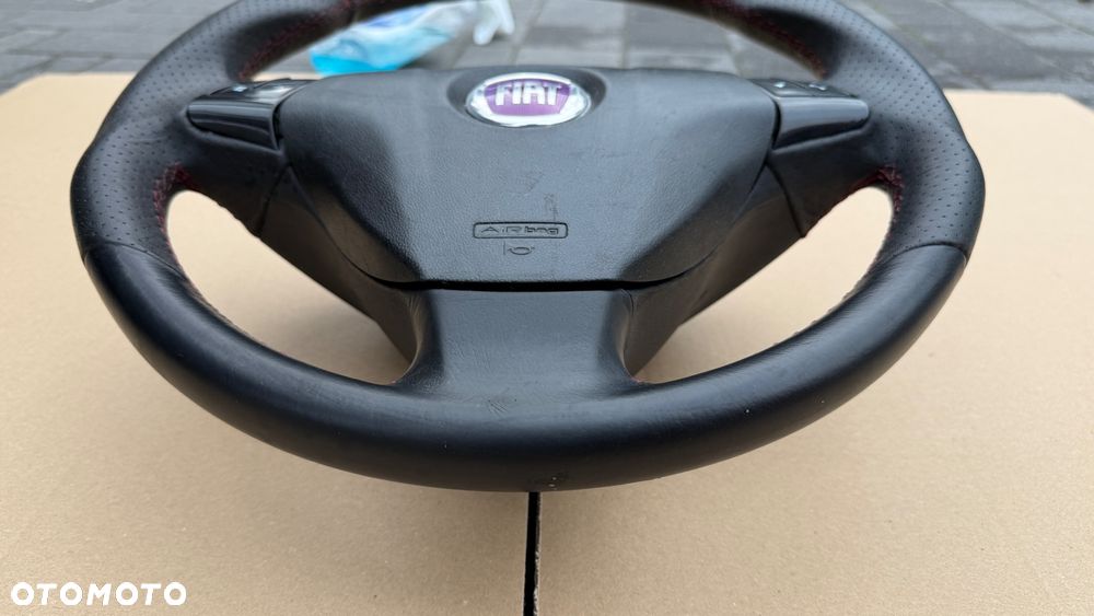 Kierownica Fiat Bravo skóra 2007-2014 Multi multifunkcja airbag - 9