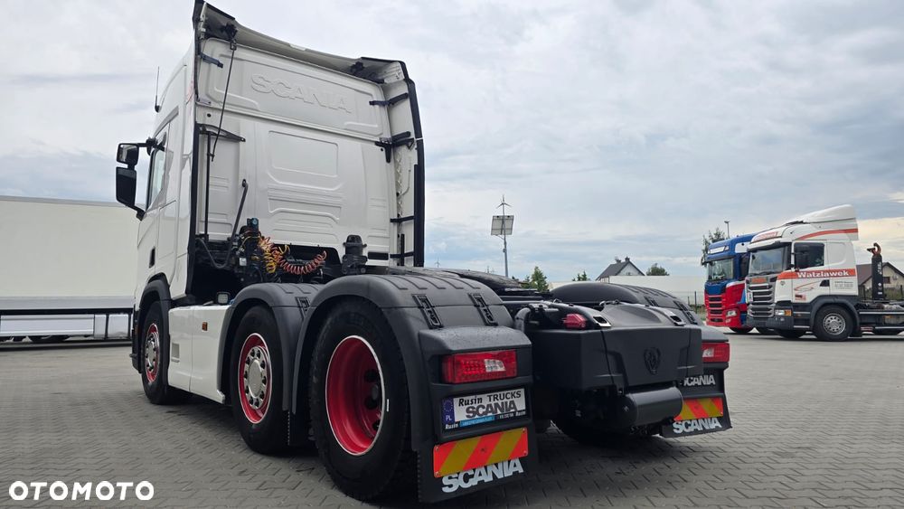 Scania Scania R500 bez EGR 6x2 pusher retarder full air 2 zbiorniki super stan świeży import! - 28