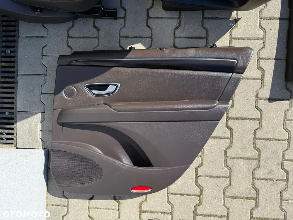 RENAULT ESPACE V KOMPLET FOTELI 5 OSÓB BRĄZOWA PÓŁSKÓRA GRZANE PRZÓD TYŁ - 13