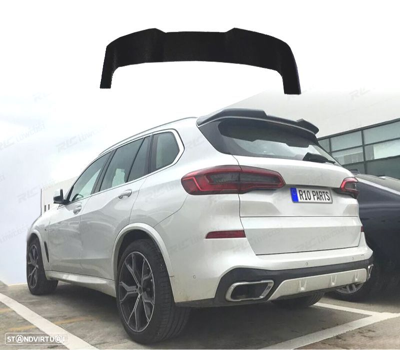 AILERON SPOILER BMW X5 G05 18-22 ASPECTO M PERFORMANCE PRETO BRILHANTE - 1
