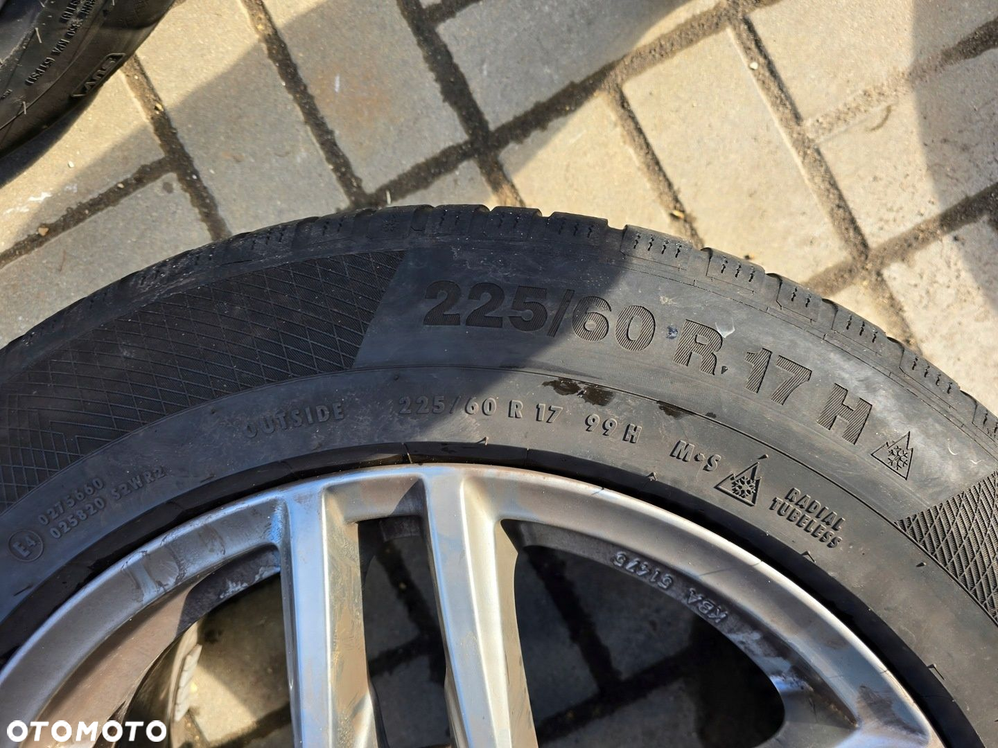 CONTINENTAL WINTERCONTACT TS850P 225/60R17 99H 6,5mm 4X 19R - 7