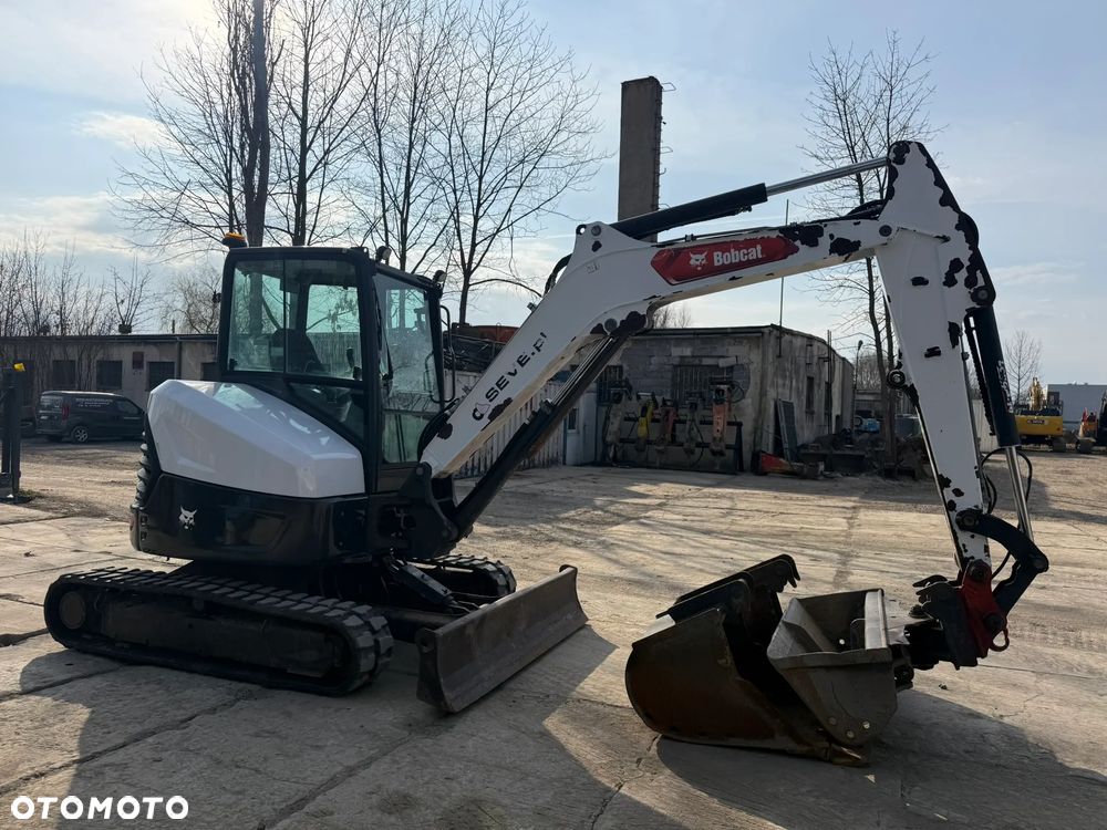 Bobcat E 50 z - Szybkozłacze hydr. , skarpówka hydrauliczna , łyżka 30 cm + 60 cm - 4