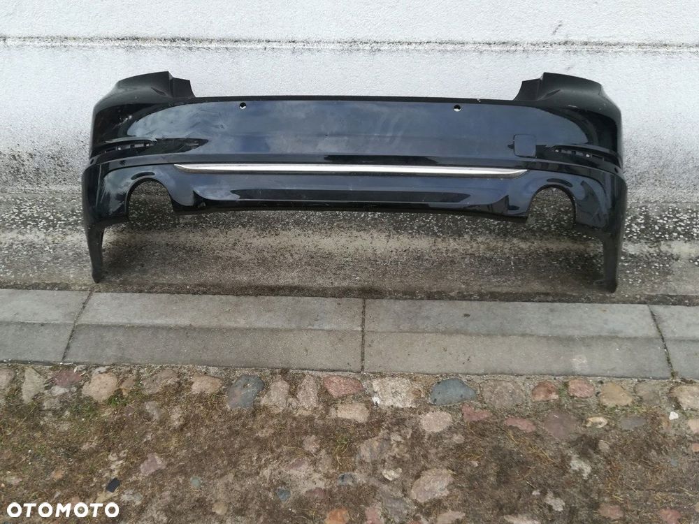 BMW 5 G30 SEDAN ZDERZAK TYŁ TYLNY Z CHROMEM ORYGINAŁ - 1