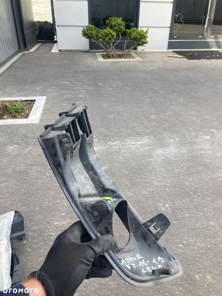 RENAULT Captur 1 I lift lewa KRATKA ZDERZAKA przedniego KRATKA W ZDERZAK  przedni ZAŚLEPKA halogenu na halogen ramka osłona - 4