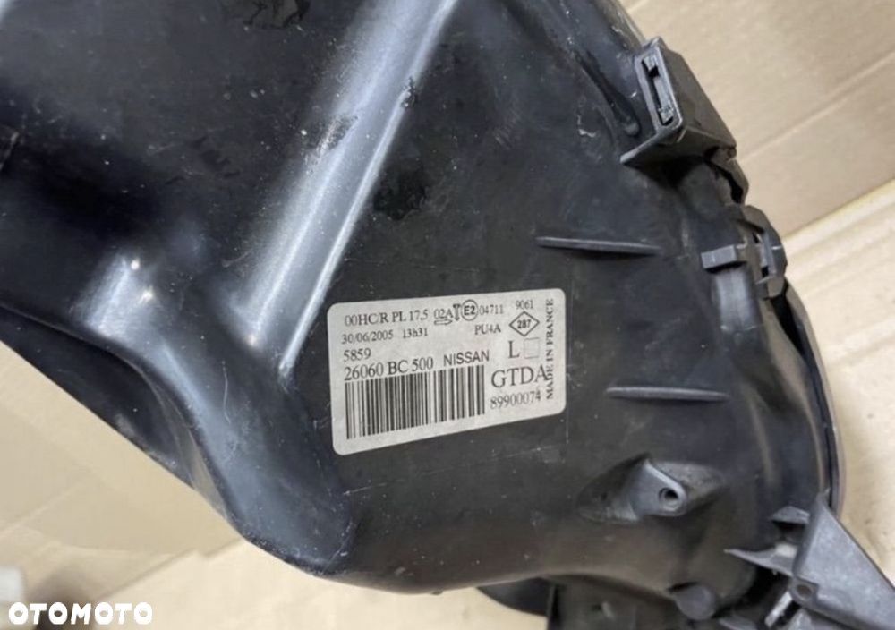 Reflektor lampa przód przednia Nissan Micra k12 - 7
