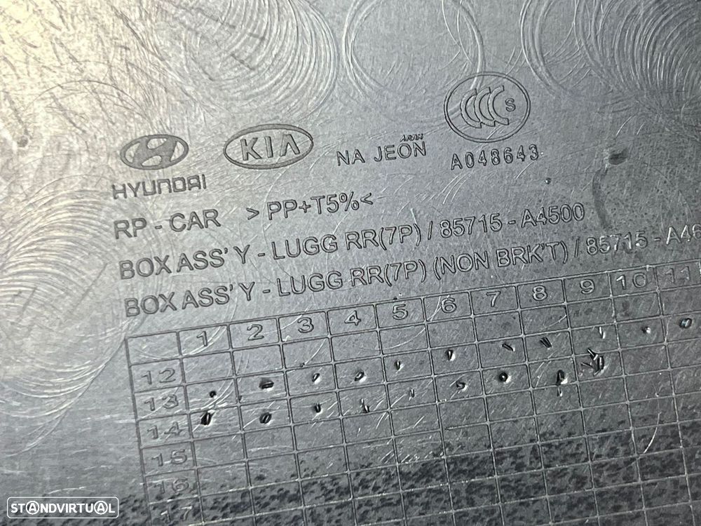 Compartimento da Mala KIA CARENS IV REF. 85715A4500 - 5