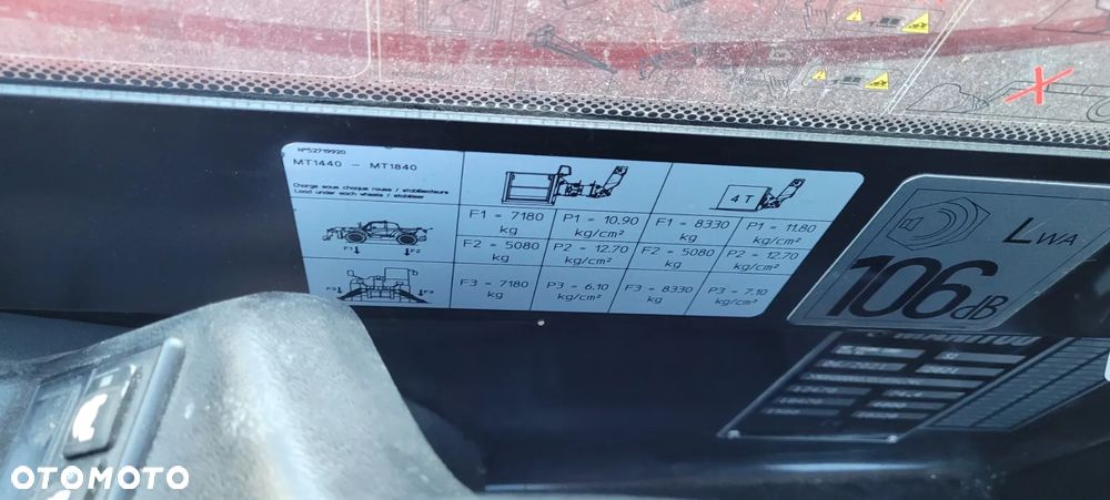 Manitou MT1840A 100D ST5 S1 - 12