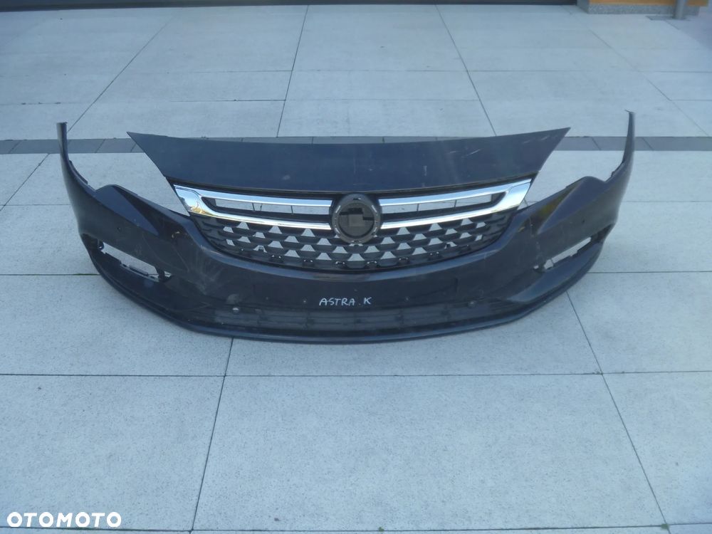 OPEL ASTRA K V ZDERZAK PRZEDNI ATRAPA KRATKA ORYGINAŁ 4 PDC - 1
