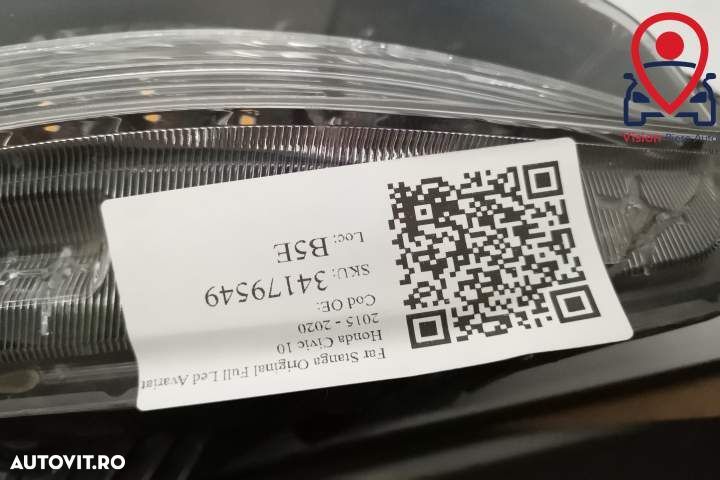 Far Stanga Original Full Led Avariat Honda  Civic  10 [2015 - 2020] - 8