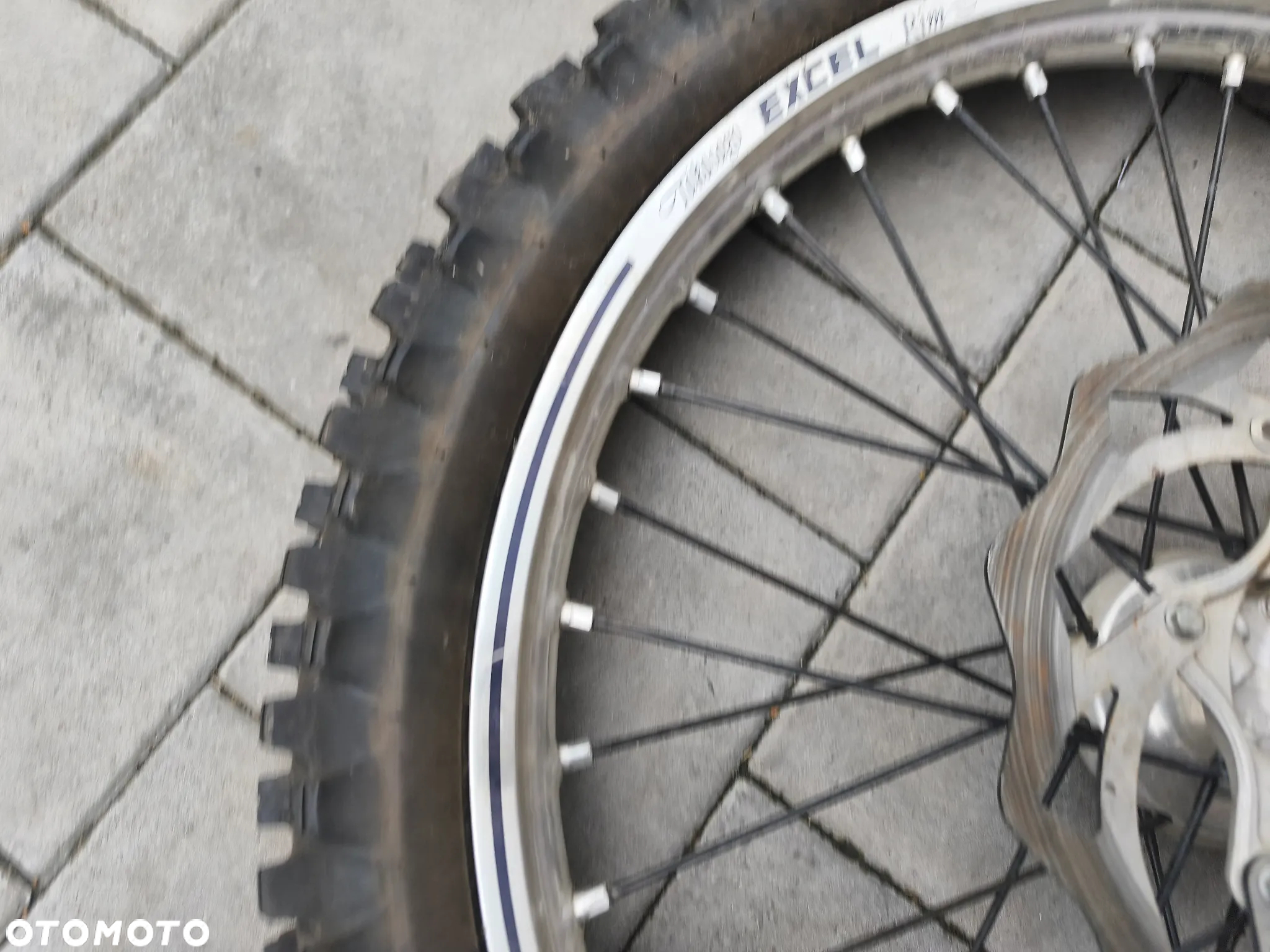 Koło przód, przednie, felga, opona, tarcza hamulcowa przód KTM, Husqvarna, GasGas, Husaberg Excel 21x1,6 - 8